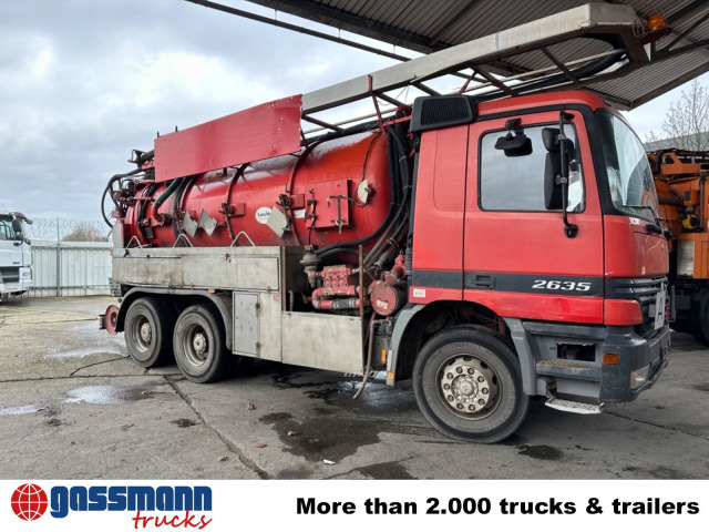 Mercedes-Benz Actros 2635 6x4, Kutschke Saug- und Spülwagen - Подметально-уборочная машина: фото 2 Mercedes-Benz Actros 2635 6x4, Kutschke Saug- und Spülwagen - Подметально-уборочная машина: фото 2