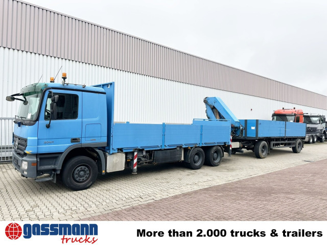 Mercedes-Benz Actros 2741 L 6x4, Twist-Lock ausz. auf 3m, - Грузовик бортовой/ Платформа, Автоманипулятор: фото 5 Mercedes-Benz Actros 2741 L 6x4, Twist-Lock ausz. auf 3m, - Грузовик бортовой/ Платформа, Автоманипулятор: фото 5