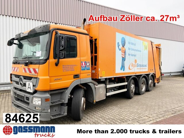 Mercedes-Benz Actros 3241 L 8x2/6, 2x Lenkachse, Zöller - Мусоровоз: фото 1 Mercedes-Benz Actros 3241 L 8x2/6, 2x Lenkachse, Zöller - Мусоровоз: фото 1