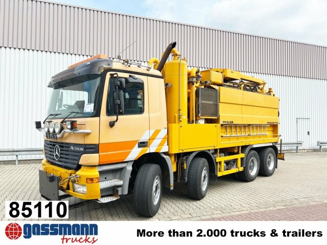 Mercedes-Benz Actros 3243 K 8x4/4, Müller Saug- und - Подметально-уборочная машина: фото 1 Mercedes-Benz Actros 3243 K 8x4/4, Müller Saug- und - Подметально-уборочная машина: фото 1