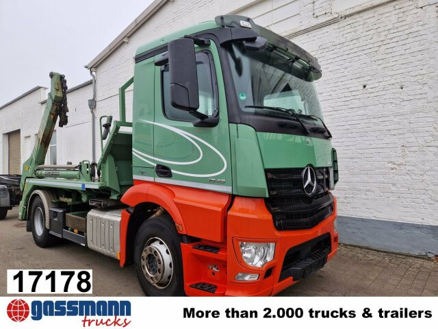 Mercedes-Benz Antos 1848 L 4x2, Meiller AK 12 MTG Teleskop, - Портальный бункеровоз: фото 1 Mercedes-Benz Antos 1848 L 4x2, Meiller AK 12 MTG Teleskop, - Портальный бункеровоз: фото 1