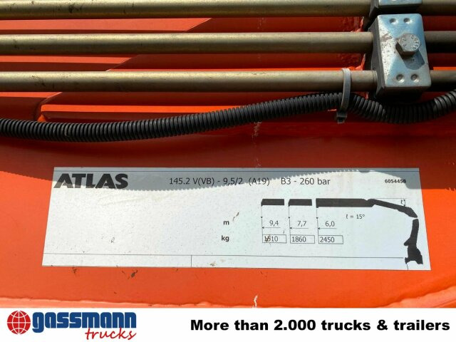 Mercedes-Benz Arocs 2545 L/6x2/4, Atlas Kran, 145.2-A19 VB, - Грузовик бортовой/ Платформа, Автоманипулятор: фото 3 Mercedes-Benz Arocs 2545 L/6x2/4, Atlas Kran, 145.2-A19 VB, - Грузовик бортовой/ Платформа, Автоманипулятор: фото 3