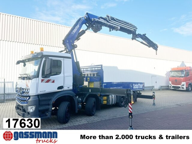 Mercedes-Benz Arocs 3245 L 8x2/6, Kran Fassi F 545 RA 2.26 XE, - Грузовик бортовой/ Платформа, Автоманипулятор: фото 1 Mercedes-Benz Arocs 3245 L 8x2/6, Kran Fassi F 545 RA 2.26 XE, - Грузовик бортовой/ Платформа, Автоманипулятор: фото 1