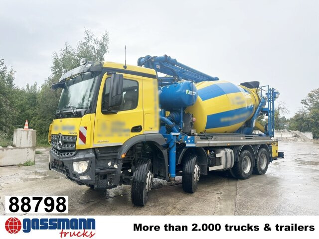 Mercedes-Benz Arocs 3246 B 8x4 Stetter Mischer 7m³, Pumpe 25m - Автобетоносмеситель: фото 1 Mercedes-Benz Arocs 3246 B 8x4 Stetter Mischer 7m³, Pumpe 25m - Автобетоносмеситель: фото 1