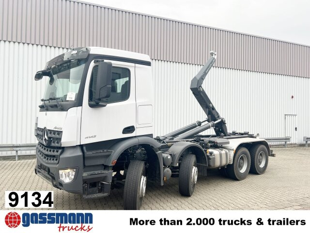 Mercedes-Benz Arocs 4142/48 8x4/4, Grounder, Meiller RS26 - Крюковой мультилифт: фото 1 Mercedes-Benz Arocs 4142/48 8x4/4, Grounder, Meiller RS26 - Крюковой мультилифт: фото 1