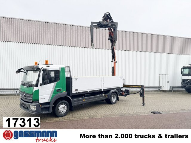 Mercedes-Benz Atego 1223 L 4x2 mit Heckkran Atlas 88.3-A2L, - Грузовик бортовой/ Платформа, Автоманипулятор: фото 1 Mercedes-Benz Atego 1223 L 4x2 mit Heckkran Atlas 88.3-A2L, - Грузовик бортовой/ Платформа, Автоманипулятор: фото 1