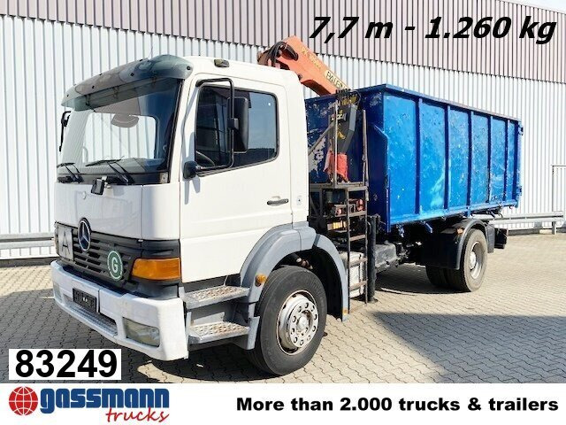 Mercedes-Benz Atego 1823 4x2 mit Kran Palfinger PK10500, - Самосвал, Автоманипулятор: фото 1 Mercedes-Benz Atego 1823 4x2 mit Kran Palfinger PK10500, - Самосвал, Автоманипулятор: фото 1