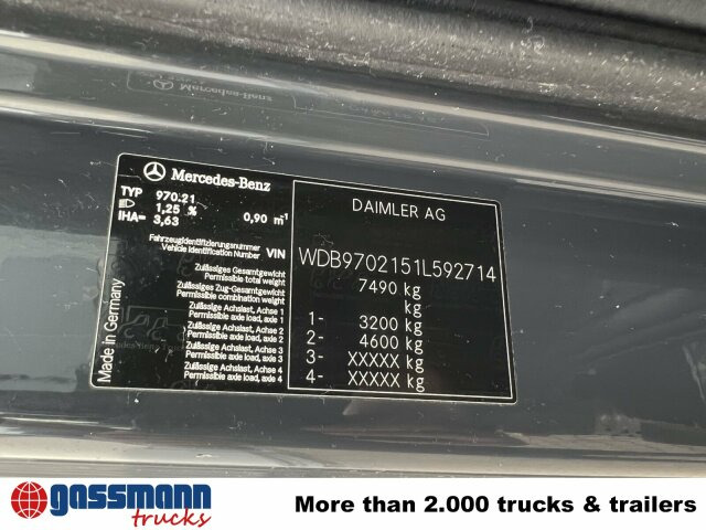 Mercedes-Benz Atego 816 L 4x2 mit LBW, 4x Vorhanden! - Грузовик с закрытым кузовом: фото 2 Mercedes-Benz Atego 816 L 4x2 mit LBW, 4x Vorhanden! - Грузовик с закрытым кузовом: фото 2