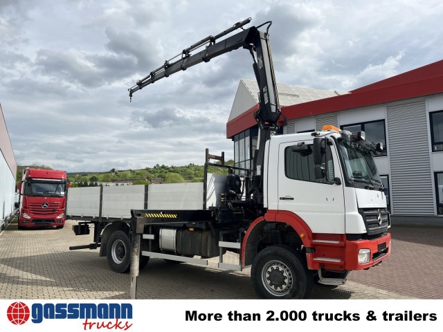 Грузовик бортовой/ Платформа, Автоманипулятор Mercedes-Benz Axor 1828 A 4x4 mit Kran Hiab XS 166 E-5: фото 9