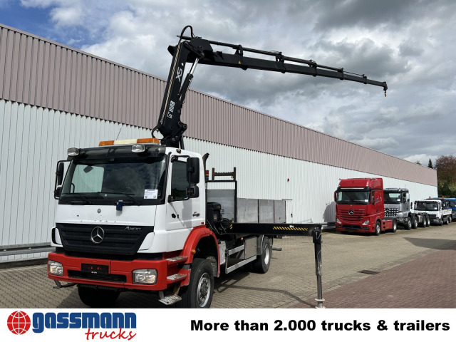 Грузовик бортовой/ Платформа, Автоманипулятор Mercedes-Benz Axor 1828 A 4x4 mit Kran Hiab XS 166 E-5: фото 8