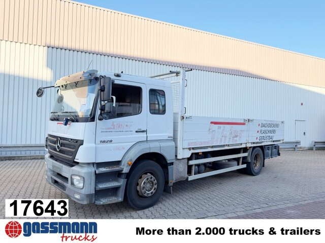 Mercedes-Benz Axor 1829 L 4x2, 6-Sitzer - Грузовик бортовой/ Платформа: фото 1 Mercedes-Benz Axor 1829 L 4x2, 6-Sitzer - Грузовик бортовой/ Платформа: фото 1