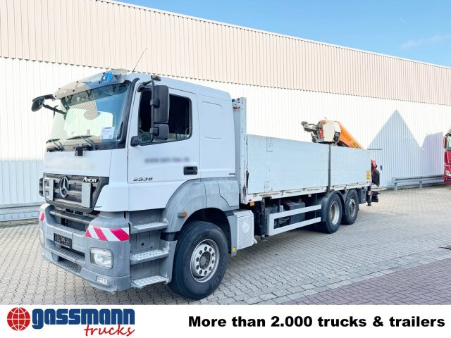 Грузовик бортовой/ Платформа, Автоманипулятор Mercedes-Benz Axor 2536/43 L 6x2 mit Heckkran Palfinger PK: фото 9