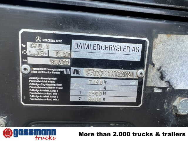 Mercedes-Benz Vario 816 D 4x2 Doka, 2x AHK, Meiller Kipper - Самосвал: фото 5 Mercedes-Benz Vario 816 D 4x2 Doka, 2x AHK, Meiller Kipper - Самосвал: фото 5