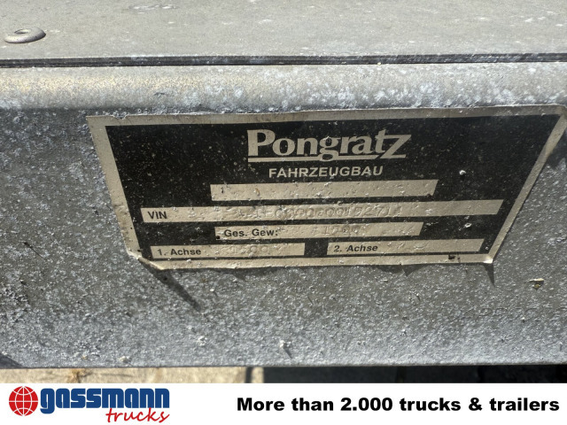 Низкорамный прицеп Для транспортировки тяжёлой техники Pongratz L-AT-K SDAH PKW / KFZ-Transporter: фото 10 Низкорамный прицеп Для транспортировки тяжёлой техники Pongratz L-AT-K SDAH PKW / KFZ-Transporter: фото 10