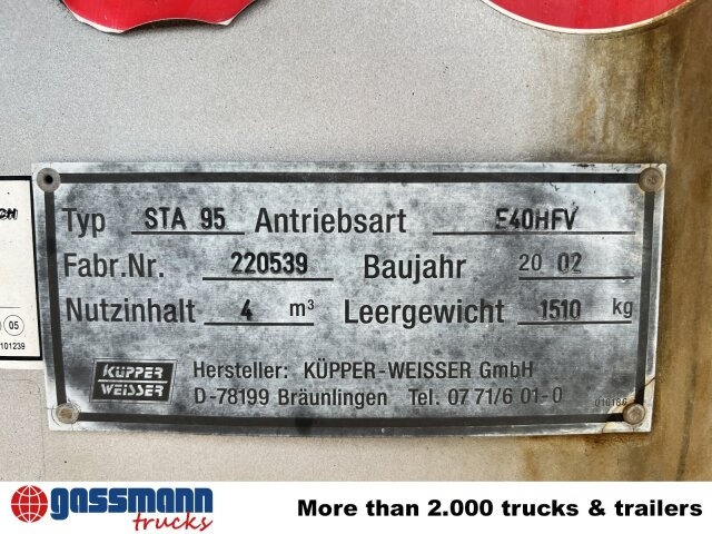 Разбрасыватель песка/ Соли STA 95 E40HFV Salzstreuer ca. 4m³: фото 7