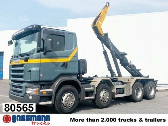 Scania R420 CB 8x4 MNZ, Retarder, Euro4 - Крюковой мультилифт: фото 1 Scania R420 CB 8x4 MNZ, Retarder, Euro4 - Крюковой мультилифт: фото 1