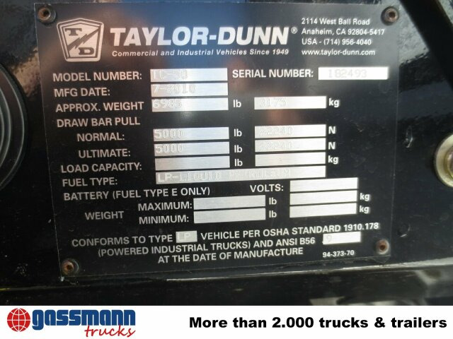 Tiger TC 50, Zugmaschine - Багажный тягач: фото 5 Tiger TC 50, Zugmaschine - Багажный тягач: фото 5