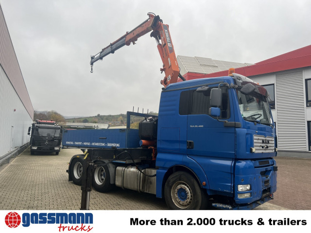 Тягач MAN TGA 26.480 6x4 BL, Intarder, SZM/Pritsche, Kran: фото 8