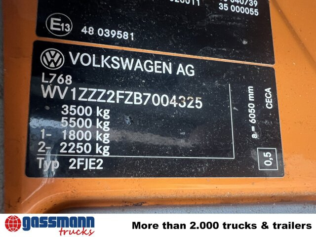 Volkswagen Crafter 2.5 TDI 4x2 Doka, Meiller Kipper - Самосвал: фото 2 Volkswagen Crafter 2.5 TDI 4x2 Doka, Meiller Kipper - Самосвал: фото 2