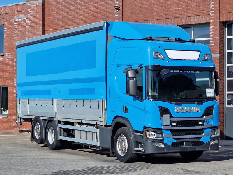 Тентованный грузовик Scania P450 Highline 6x2*4 - Zepro loadlift - Steering axle - 5.15 WB - Full air -: фото 1