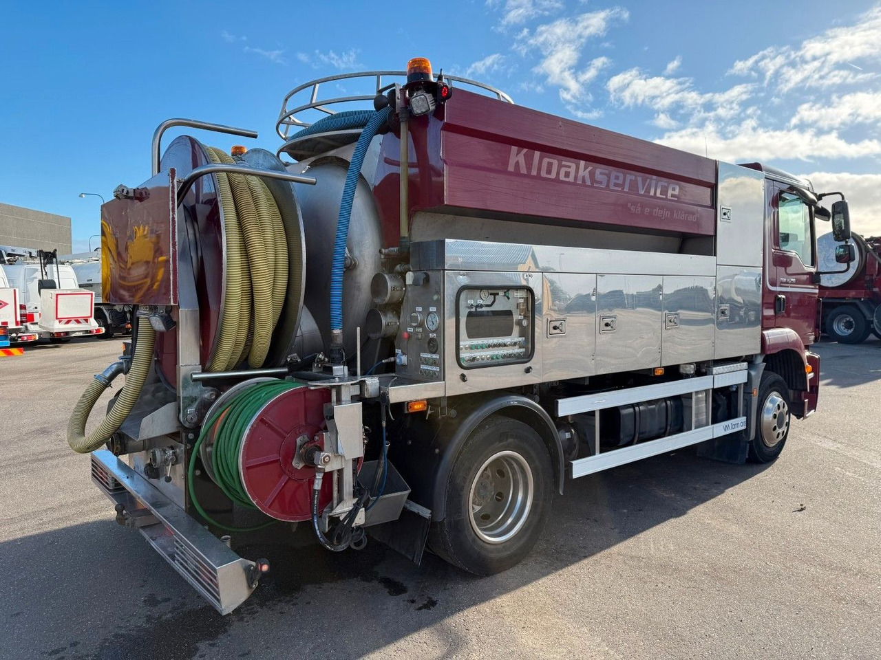 MAN TGM 14.250 VM-Tarm Stainless Steel 5600 l. Kombi - Ассенизатор: фото 3 MAN TGM 14.250 VM-Tarm Stainless Steel 5600 l. Kombi - Ассенизатор: фото 3