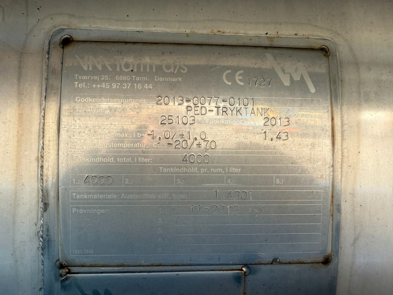 MAN TGM 14.250 VM-Tarm Stainless Steel 5600 l. Kombi - Ассенизатор: фото 5 MAN TGM 14.250 VM-Tarm Stainless Steel 5600 l. Kombi - Ассенизатор: фото 5