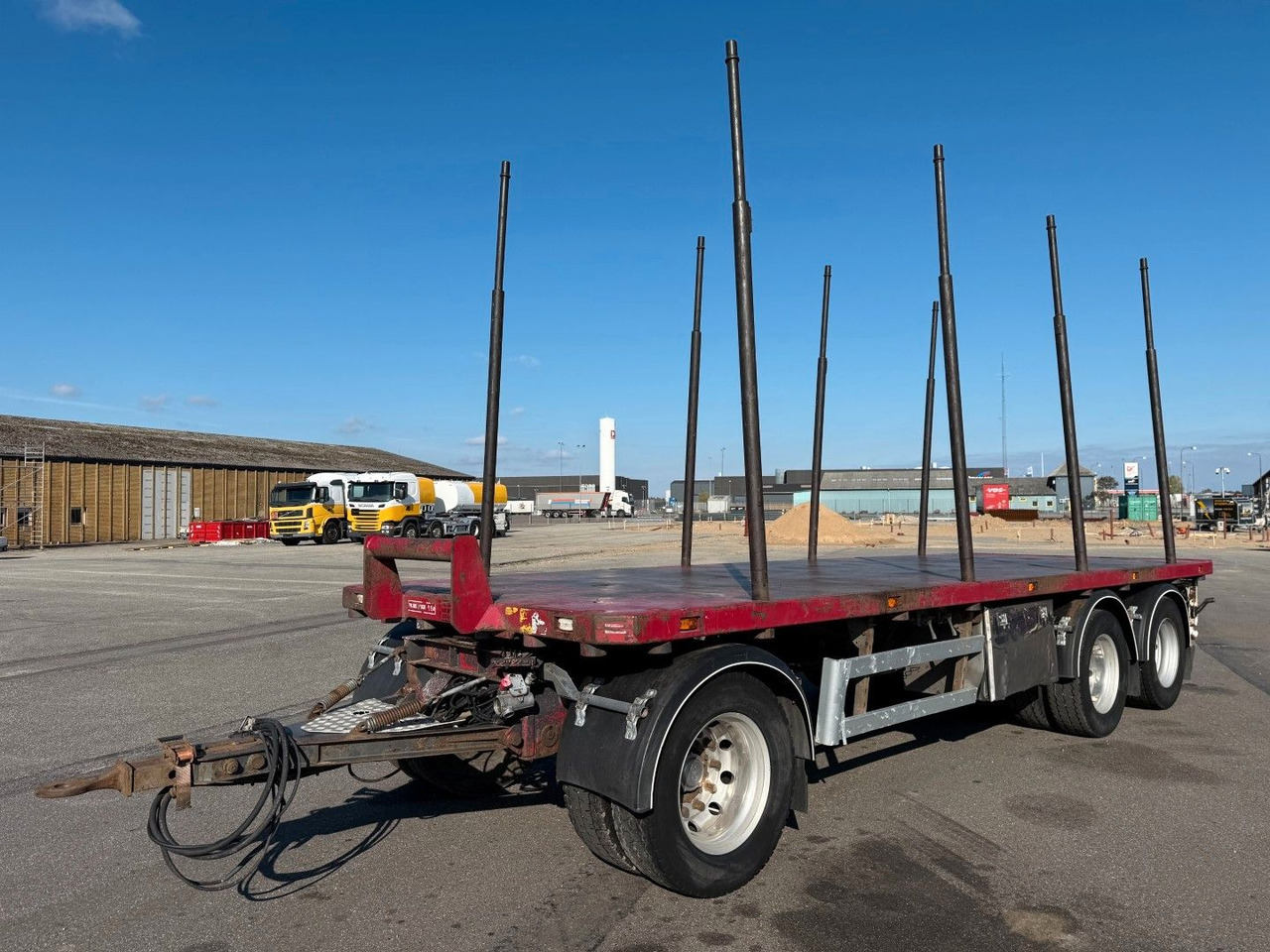 Menke-Janzen 24 t. 3 axle Woodtransport / Holztransport - Прицеп лесовоз: фото 1 Menke-Janzen 24 t. 3 axle Woodtransport / Holztransport - Прицеп лесовоз: фото 1