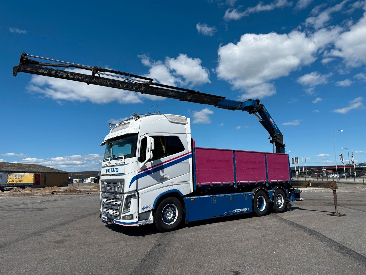 Volvo FH 16.550 6x24 / Crane HMF 3220K4 Euro 6 - Автоманипулятор: фото 1 Volvo FH 16.550 6x24 / Crane HMF 3220K4 Euro 6 - Автоманипулятор: фото 1