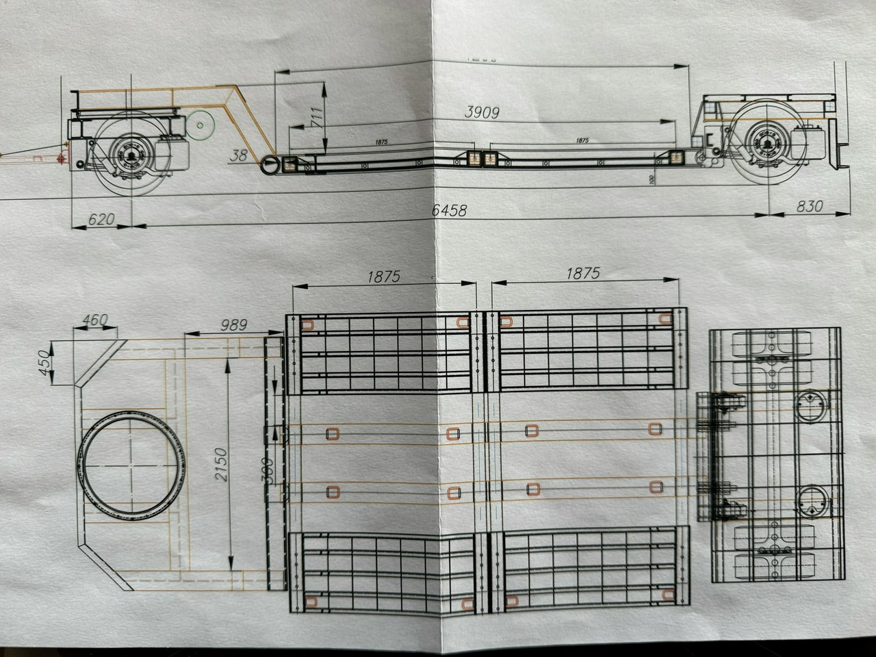 EMTECH PCN 18 PNZ-S Tiefbett zagłębiana Rozsuwana UNIKAT JAK NOWA - Низкорамный прицеп: фото 4 EMTECH PCN 18 PNZ-S Tiefbett zagłębiana Rozsuwana UNIKAT JAK NOWA - Низкорамный прицеп: фото 4