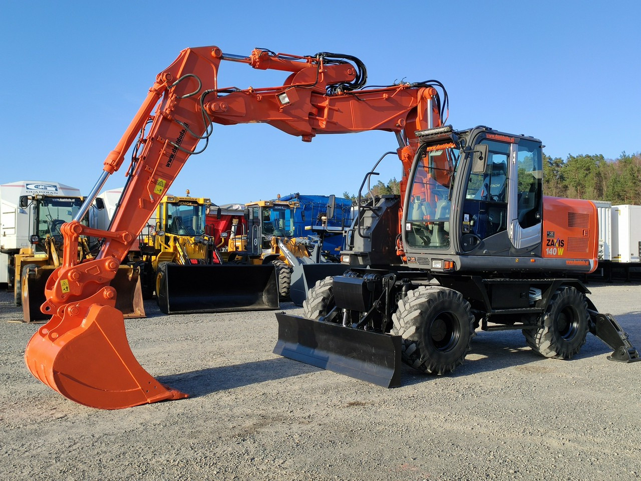Hitachi ZX140 Koparka Kołowa - Колёсный экскаватор: фото 1 Hitachi ZX140 Koparka Kołowa - Колёсный экскаватор: фото 1