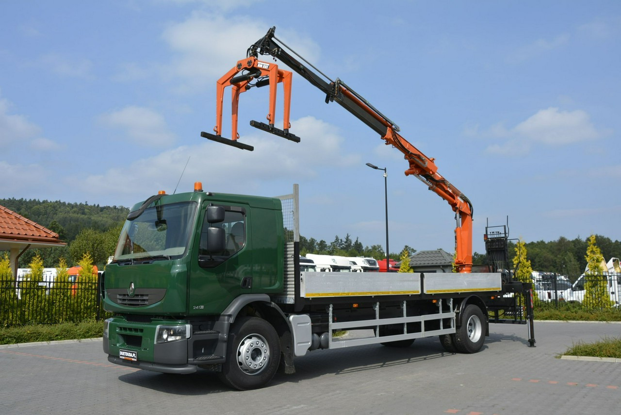 Renault Premium 180.240DXI długość Skrzyni-6.820cm + HDS TEREX TLC 92.2 - Грузовик бортовой/ Платформа, Автоманипулятор: фото 1 Renault Premium 180.240DXI długość Skrzyni-6.820cm + HDS TEREX TLC 92.2 - Грузовик бортовой/ Платформа, Автоманипулятор: фото 1