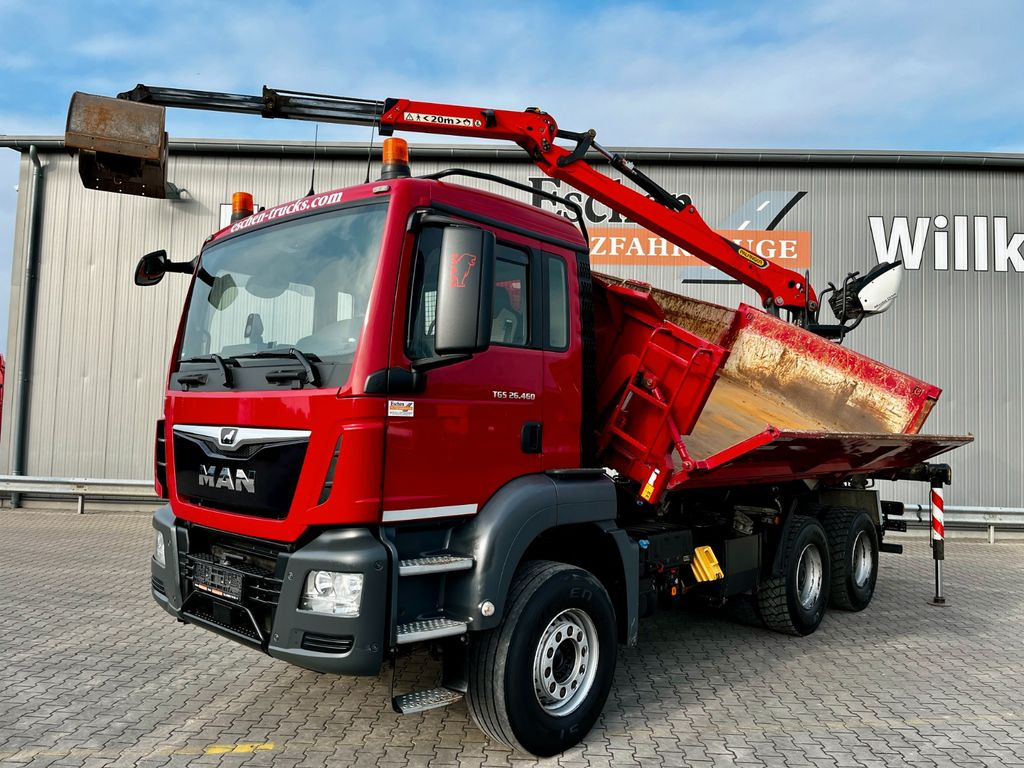 MAN TGS 26.460 6x4BB Palfinger M12L83 Kran Bordmatik - Самосвал, Автоманипулятор: фото 1 MAN TGS 26.460 6x4BB Palfinger M12L83 Kran Bordmatik - Самосвал, Автоманипулятор: фото 1