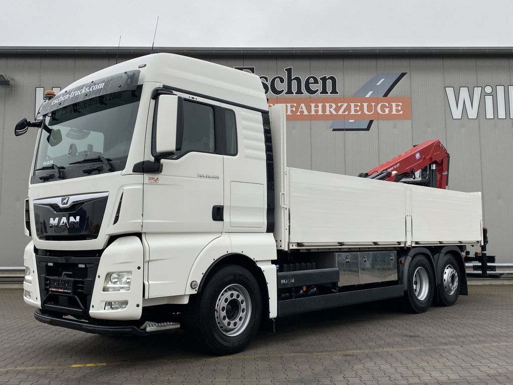 MAN TGX 26.500 6x2-4 LL | HMF 2110-Kran*XLX*Navi*AHK - Грузовик бортовой/ Платформа, Автоманипулятор: фото 1 MAN TGX 26.500 6x2-4 LL | HMF 2110-Kran*XLX*Navi*AHK - Грузовик бортовой/ Платформа, Автоманипулятор: фото 1
