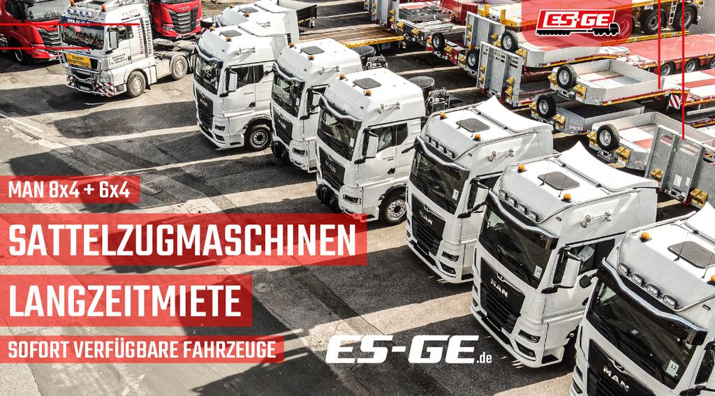 ES-GE 3-Achs Sattelanhänger - Rungen + CV - Полуприцеп бортовой/ Платформа: фото 2 ES-GE 3-Achs Sattelanhänger - Rungen + CV - Полуприцеп бортовой/ Платформа: фото 2