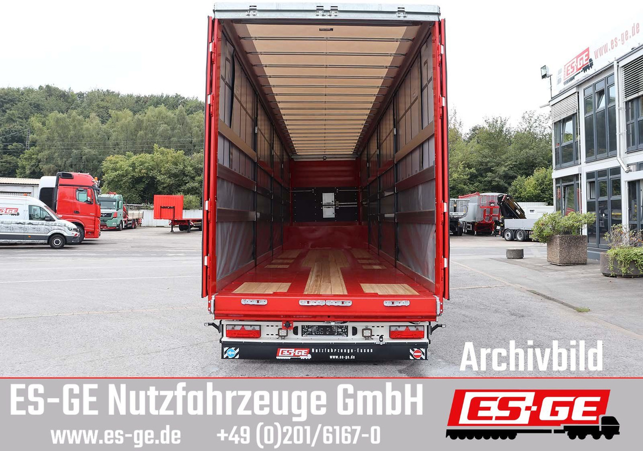 Низкорамный полуприцеп ES-GE 4-Achs-Satteltieflader mit Curtainsider-Aufbau: фото 6