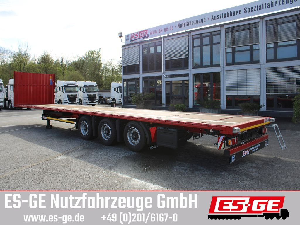 Kögel 3-Achs-Mega Chassis - Полуприцеп бортовой/ Платформа: фото 2 Kögel 3-Achs-Mega Chassis - Полуприцеп бортовой/ Платформа: фото 2