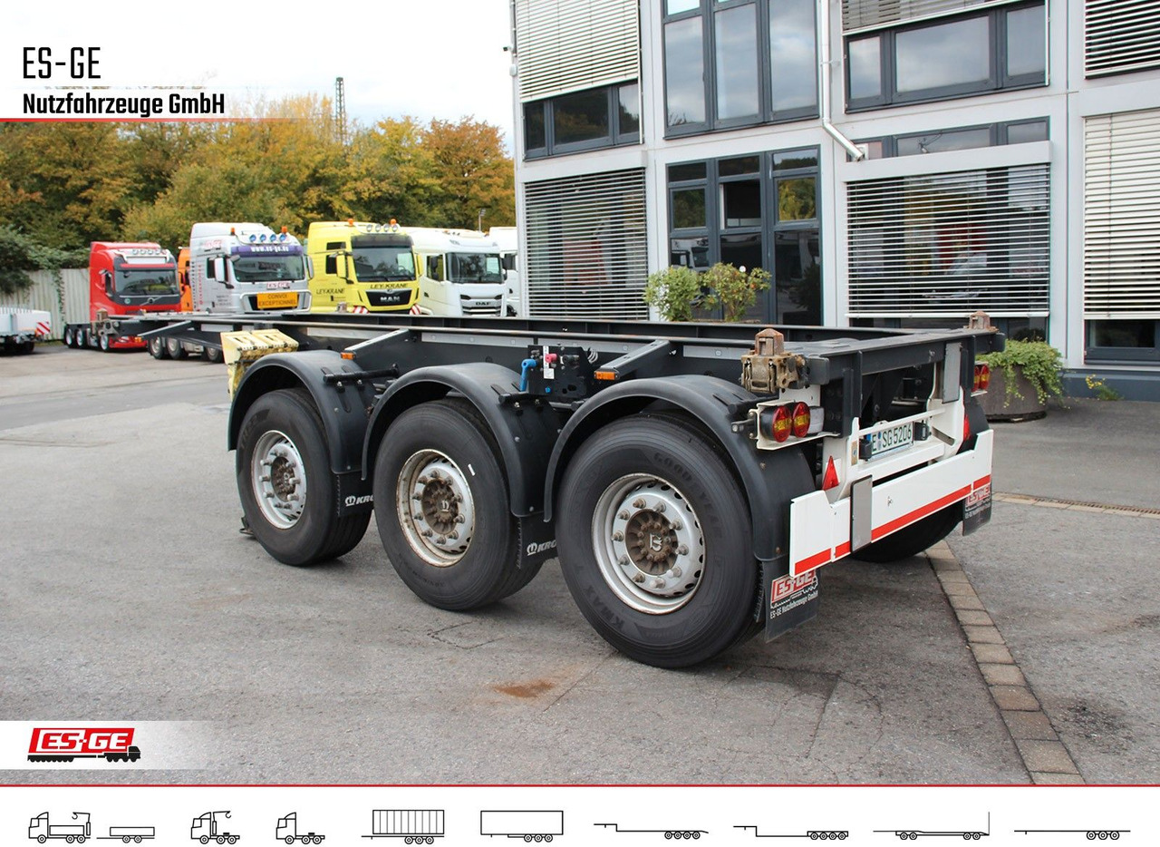Krone 3-Achs-Containerchassis 20' - Полуприцеп-контейнеровоз/ Сменный кузов: фото 2 Krone 3-Achs-Containerchassis 20' - Полуприцеп-контейнеровоз/ Сменный кузов: фото 2