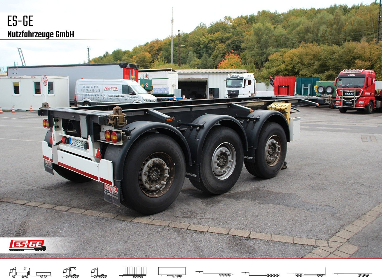 Krone 3-Achs-Containerchassis 20' - Полуприцеп-контейнеровоз/ Сменный кузов: фото 4 Krone 3-Achs-Containerchassis 20' - Полуприцеп-контейнеровоз/ Сменный кузов: фото 4