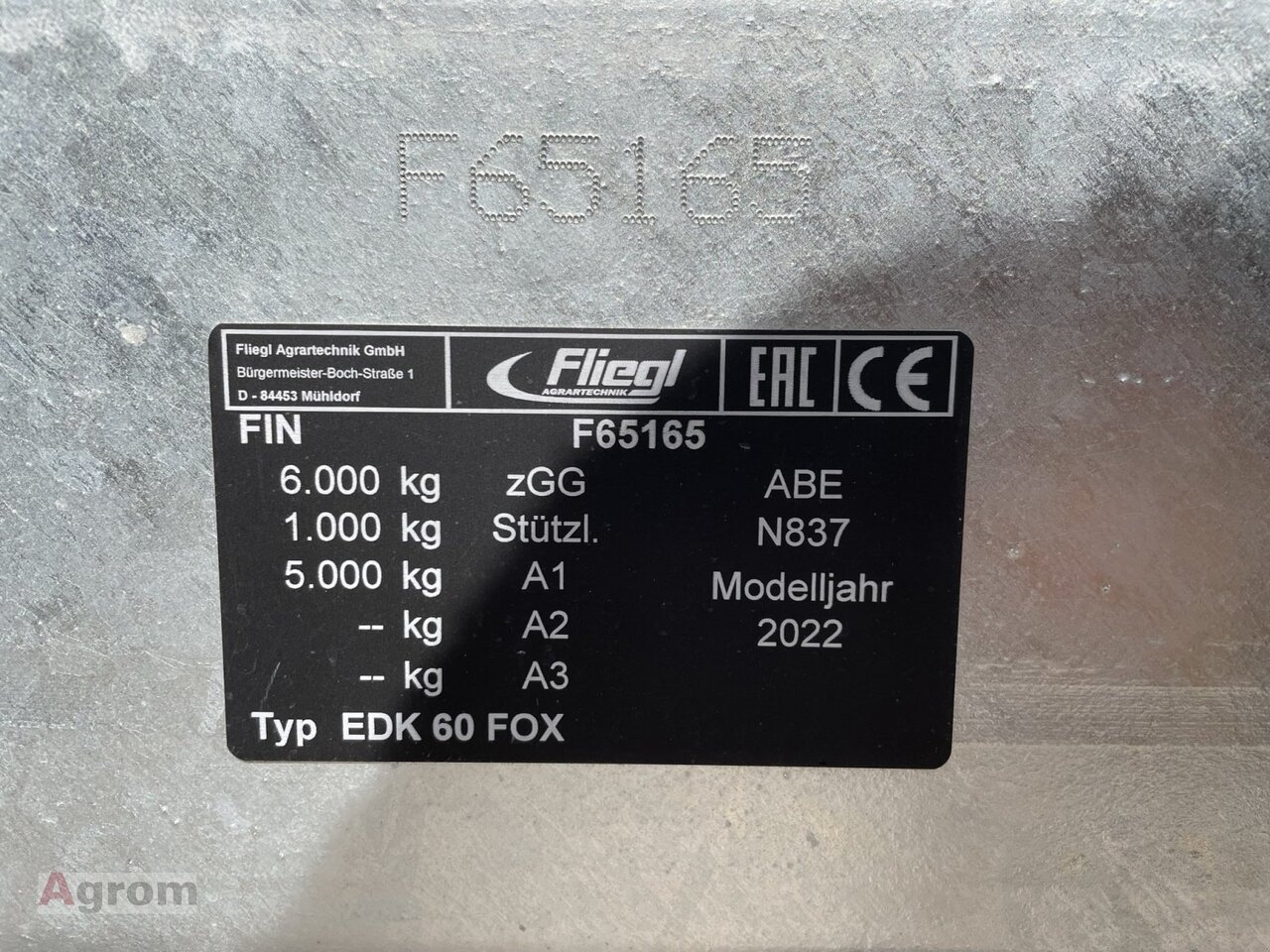 Fliegl EDK 60 FOX в лизинг Fliegl EDK 60 FOX: фото 11