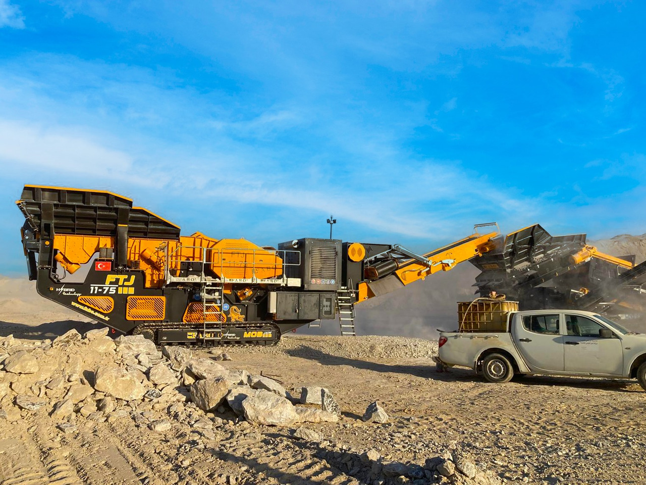 FABO Mobile crusher - Мобильная дробилка: фото 3 FABO Mobile crusher - Мобильная дробилка: фото 3