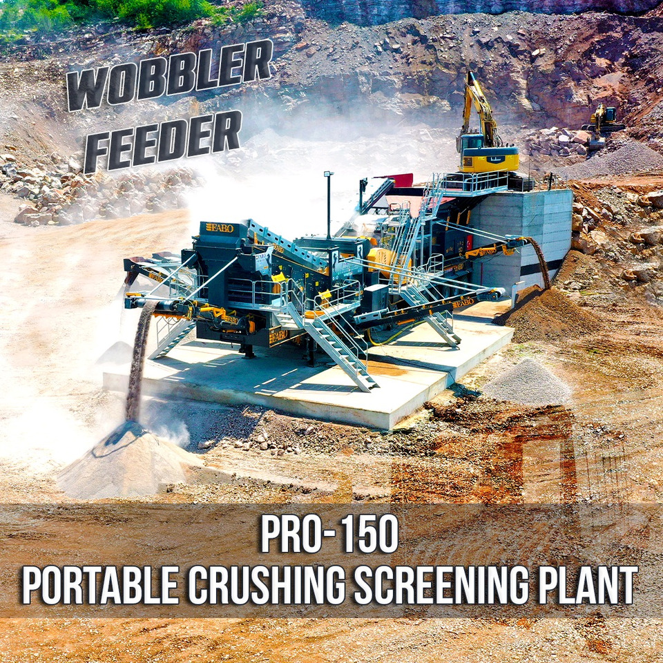 Новый Мобильная дробилка FABO Mobile crusher: фото 1
