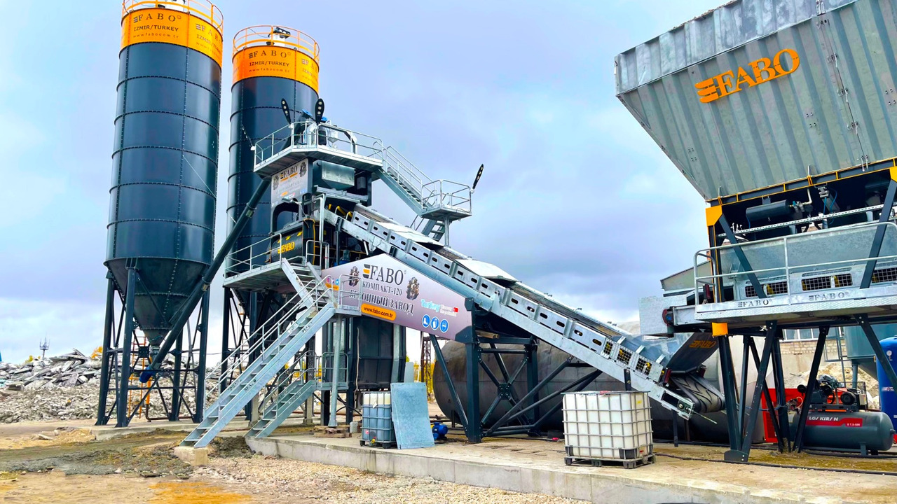 Новый Бетонный завод FABO compact concrete plant: фото 9
