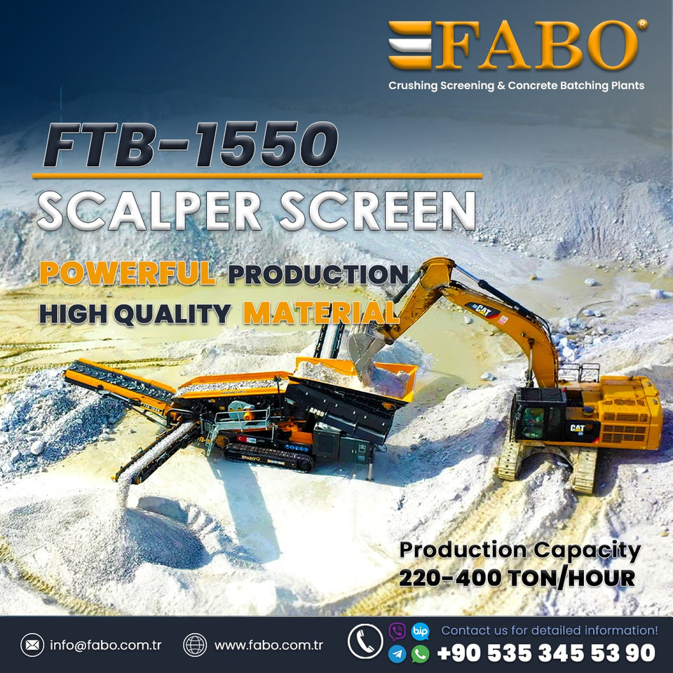 FABO mining machinery - crushing plant - Горнодобывающая техника: фото 1 FABO mining machinery - crushing plant - Горнодобывающая техника: фото 1