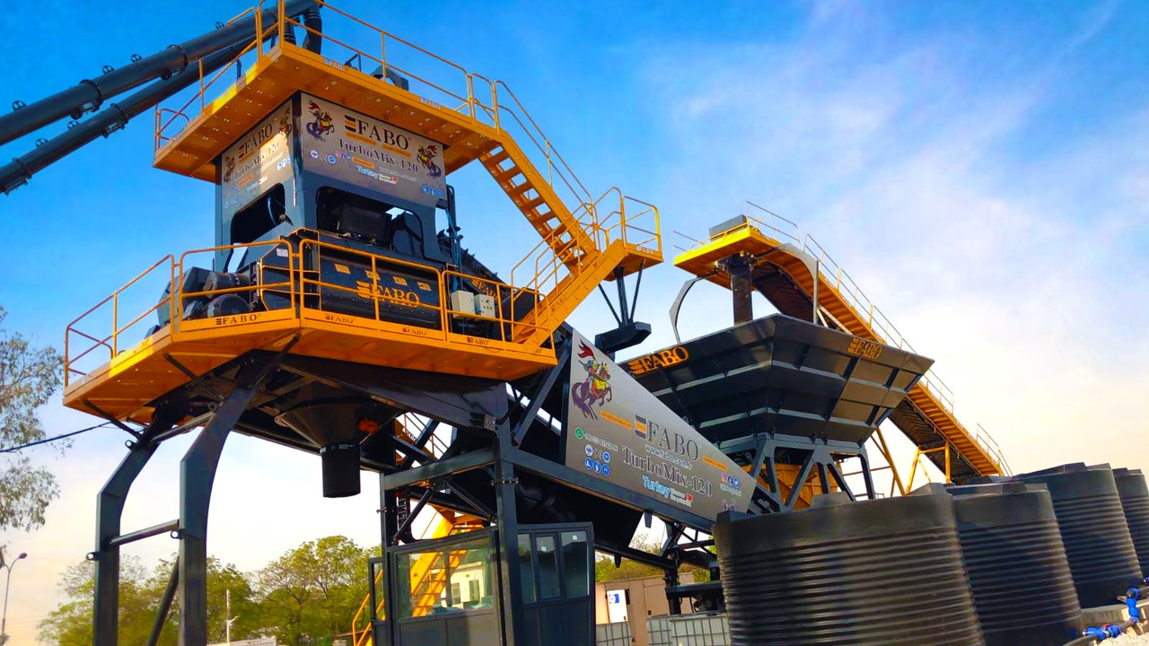 FABO mobile concrete batching plant - Бетонный завод: фото 3 FABO mobile concrete batching plant - Бетонный завод: фото 3