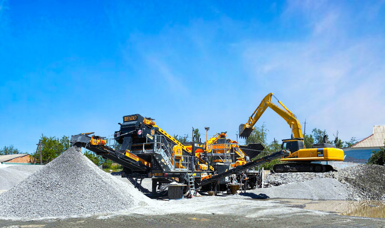 FABO mobile cone crusher - Бетонный завод: фото 1 FABO mobile cone crusher - Бетонный завод: фото 1