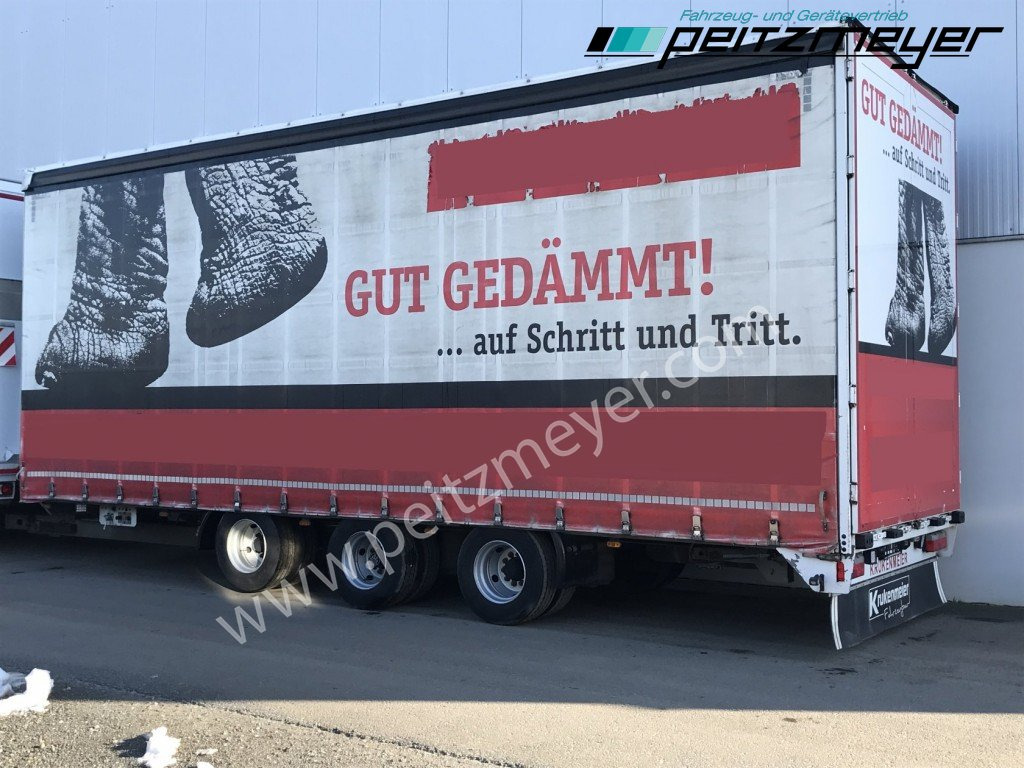 KRUKENMEIER Tridemanhänger TLP 25 zwillingsbereift, Liftachse - Тентованный прицеп: фото 2 KRUKENMEIER Tridemanhänger TLP 25 zwillingsbereift, Liftachse - Тентованный прицеп: фото 2