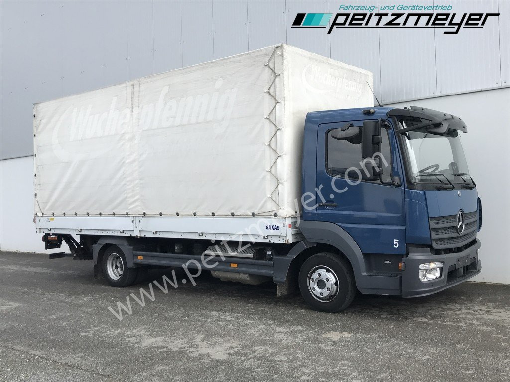MERCEDES-BENZ Atego 818 L Pritsche+LBW, Klima, 2 x AHK - Тентованный грузовик: фото 2 MERCEDES-BENZ Atego 818 L Pritsche+LBW, Klima, 2 x AHK - Тентованный грузовик: фото 2