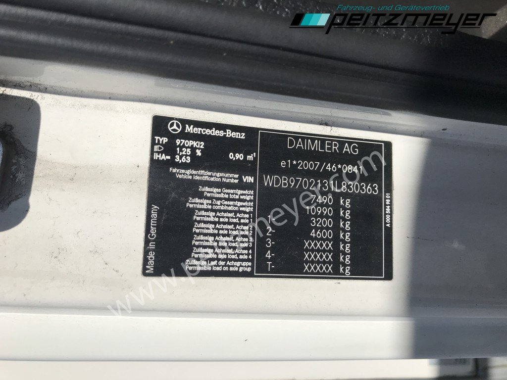 Рефрижератор MERCEDES-BENZ Atego 818 L Tiefkühlkoffer m. Trennwand, Thermok T 800, LBW: фото 20 Рефрижератор MERCEDES-BENZ Atego 818 L Tiefkühlkoffer m. Trennwand, Thermok T 800, LBW: фото 20