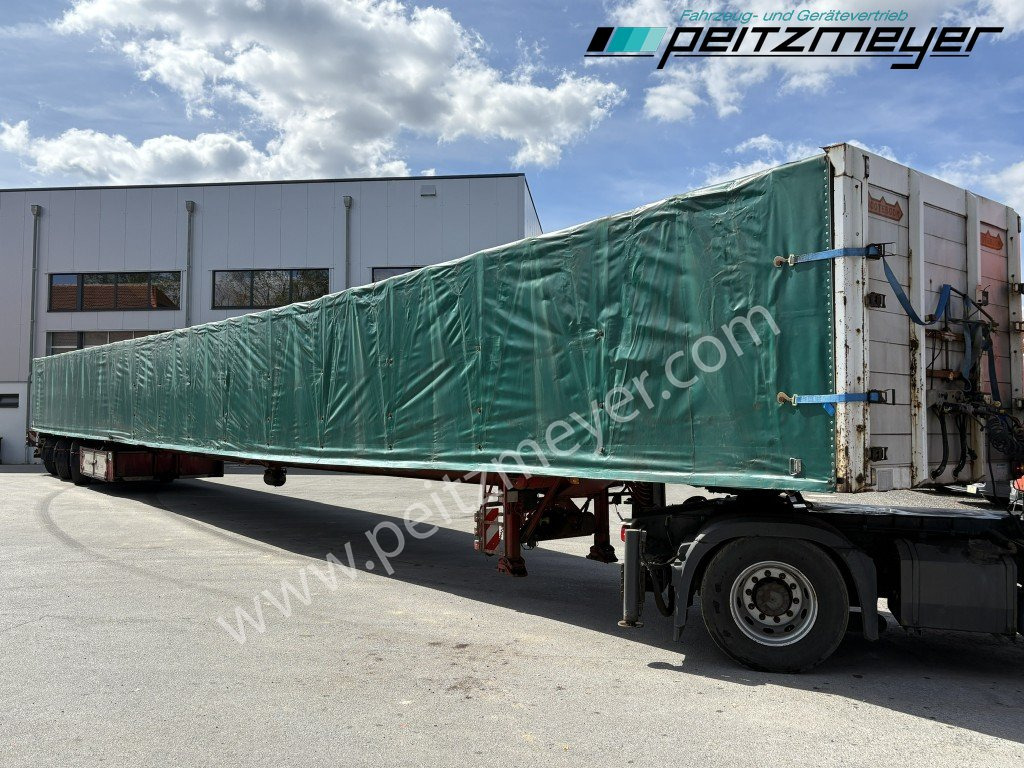 NOOTEBOOM ( NL ) Pritschenauflieger ausziehbar OVB-48-03V hydr. gelenkt Fernsteuerung, 26,35 m unter Plane - Тентованный полуприцеп: фото 4 NOOTEBOOM ( NL ) Pritschenauflieger ausziehbar OVB-48-03V hydr. gelenkt Fernsteuerung, 26,35 m unter Plane - Тентованный полуприцеп: фото 4