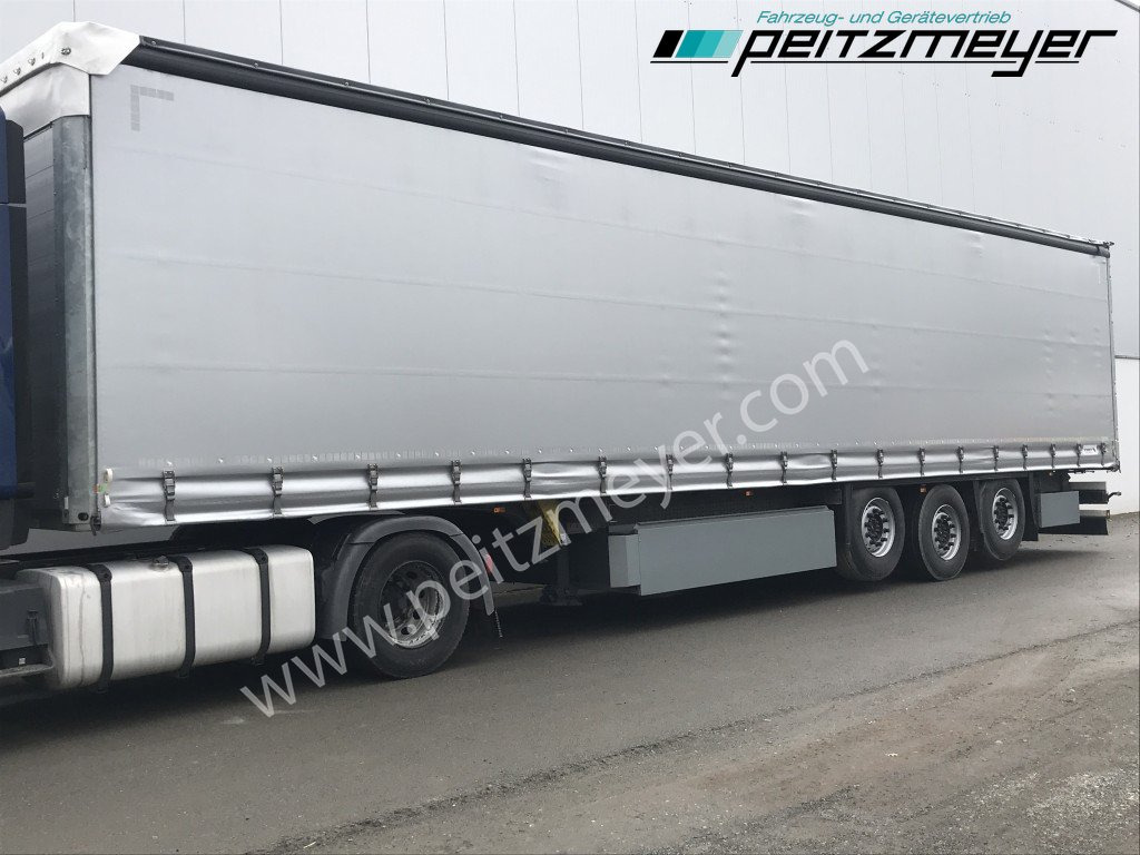 SCHMITZ SCS verzinkt, Edscha, 2 x Liftachse, Palettenk. - Тентованный полуприцеп: фото 3 SCHMITZ SCS verzinkt, Edscha, 2 x Liftachse, Palettenk. - Тентованный полуприцеп: фото 3